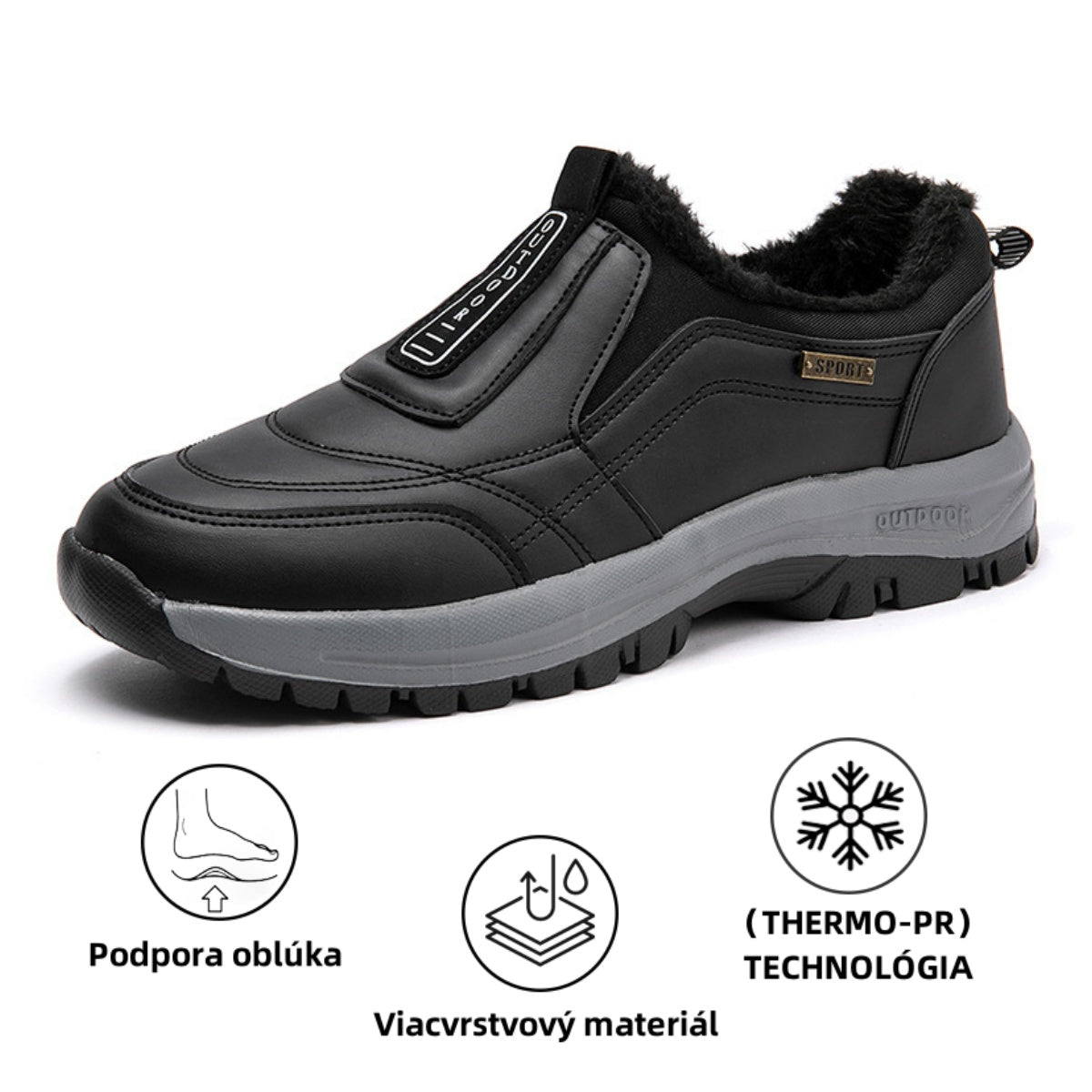 🎉Dnešná špeciálna ponuka: Zľava 70 % – Nenechajte si to ujsť! ⏰Ergonomická zimná ortopedická obuv na úľavu od bolesti chodidiel, kolien a chrbta – unisex