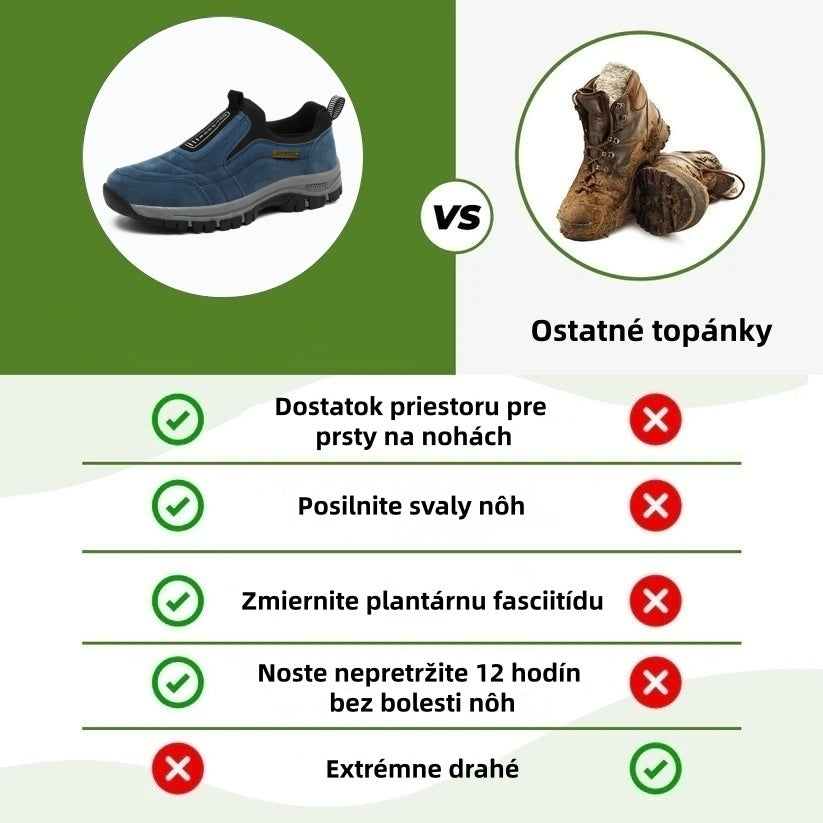 Posledný deň! 70% zľava! 🦌 Prémiové semišové topánky ✅ Ortopedická zdravotná obuv určená pre ľudí s problémami s nohami - zmierňuje bolesti chrbta, kĺbov a chodidiel.