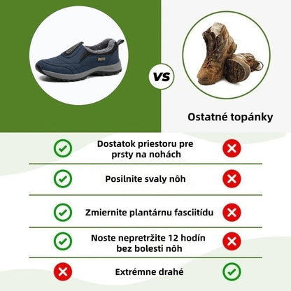 🎉Dnešná špeciálna ponuka: Zľava 70 % – Nenechajte si to ujsť! ⏰Ergonomická zimná ortopedická obuv na úľavu od bolesti chodidiel, kolien a chrbta – unisex