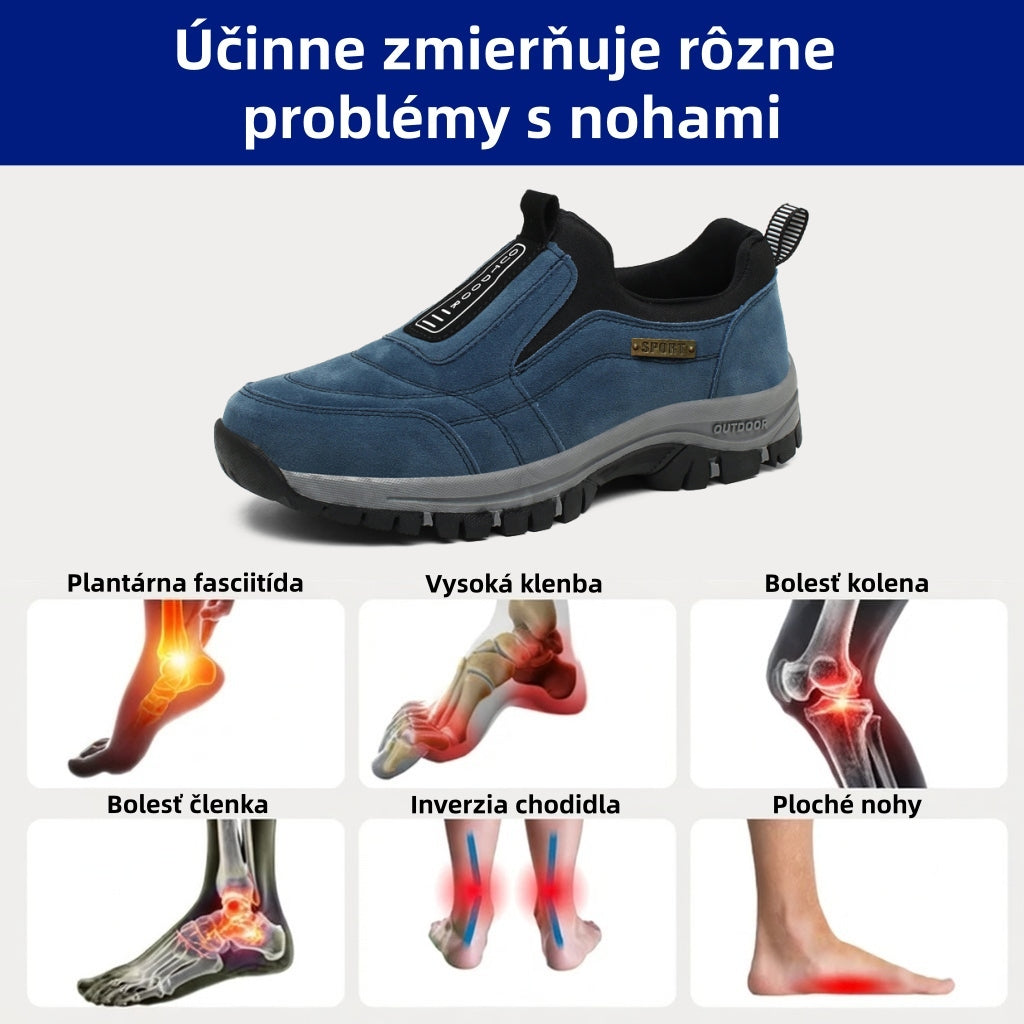 Posledný deň! 70% zľava! 🦌 Prémiové semišové topánky ✅ Ortopedická zdravotná obuv určená pre ľudí s problémami s nohami - zmierňuje bolesti chrbta, kĺbov a chodidiel.