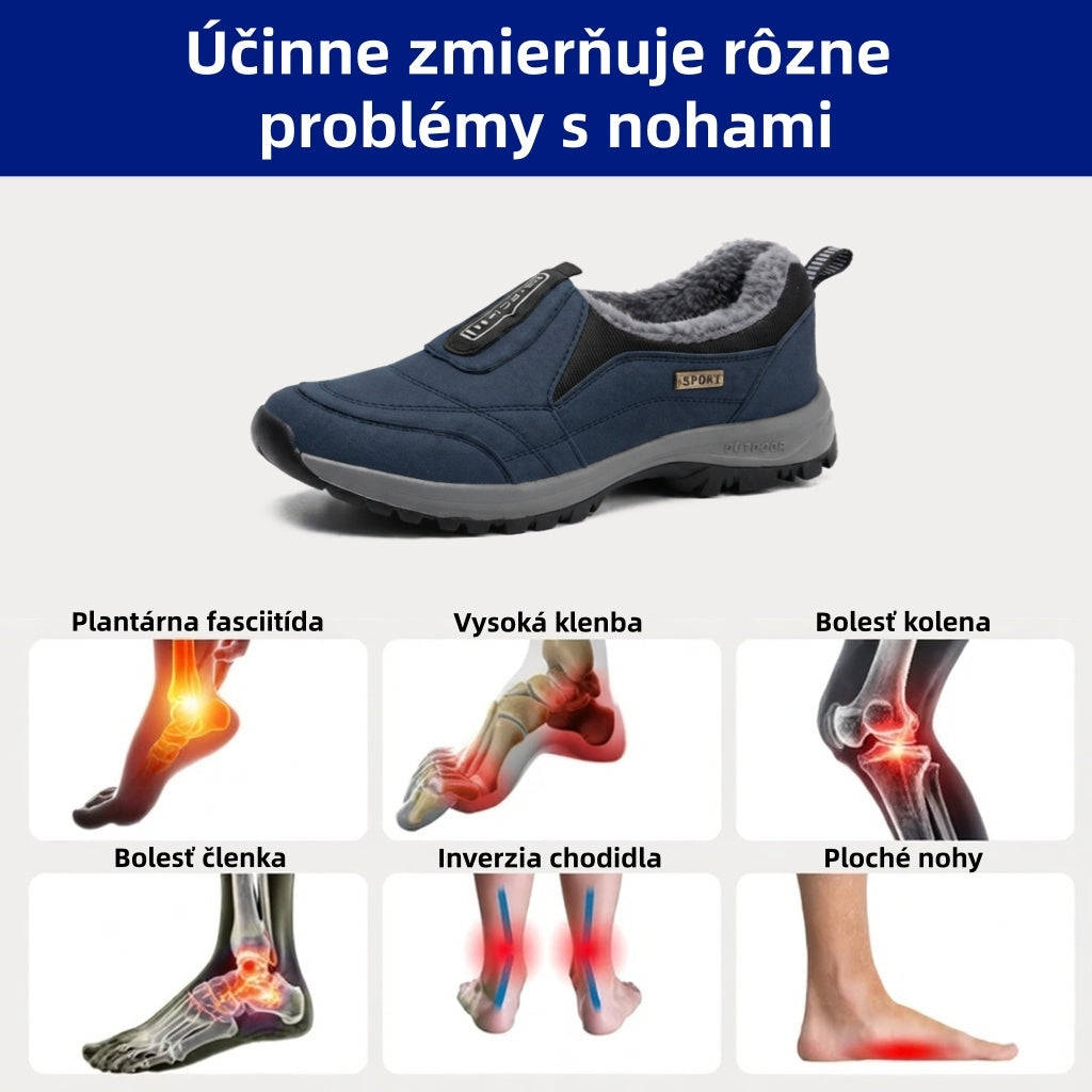 🎉Dnešná špeciálna ponuka: Zľava 70 % – Nenechajte si to ujsť! ⏰Ergonomická zimná ortopedická obuv na úľavu od bolesti chodidiel, kolien a chrbta – unisex