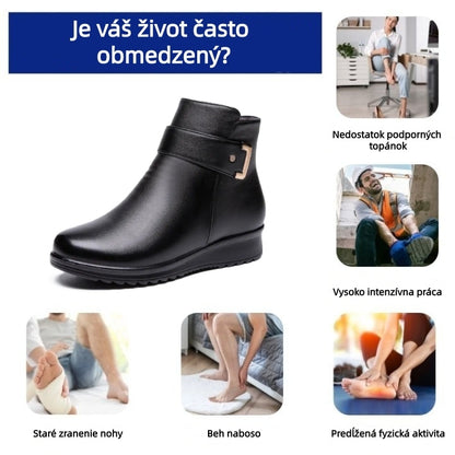 Ultimo giorno! Sconto del 70%! ✅ Scarpe ortopediche da donna, realizzate in pregiata pelle italiana, alleviano il dolore alla schiena, alle articolazioni e ai piedi.