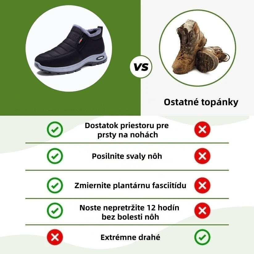 🎉Dnešná špeciálna ponuka: Zľava 70 % – Nenechajte si to ujsť! ⏰Ergonomická zimná ortopedická obuv na úľavu od bolesti chodidiel, kolien a chrbta – unisex